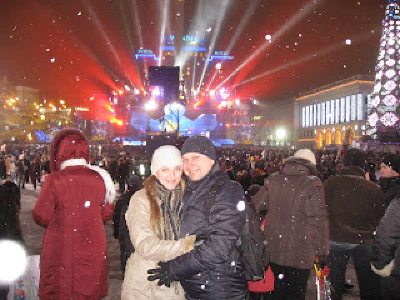 Майдан 31 декабря 24:00 или как мы встречали Новый Год в Киеве